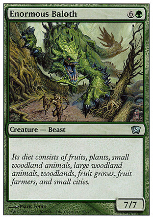 Enormous Baloth (8th Edition) Light Play