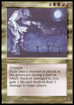 Axelrod Gunnarson (Legends) Near Mint
