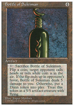 Bottle of Suleiman (4th Edition) Good