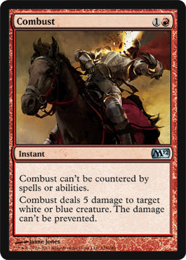 Combust (Magic 2012 Core Set) Near Mint Foil