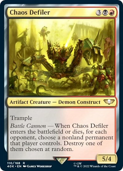 Chaos Defiler (Surge Foil) (Universes Beyond: Warhammer 40K) Near Mint