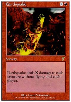 Earthquake (7th Edition) Near Mint Foil