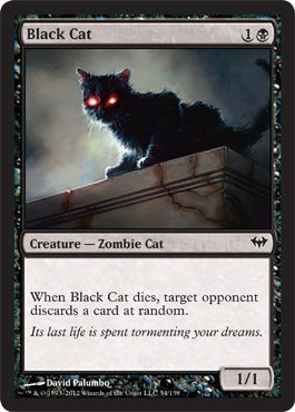 Black Cat (Dark Ascension) Near Mint Foil