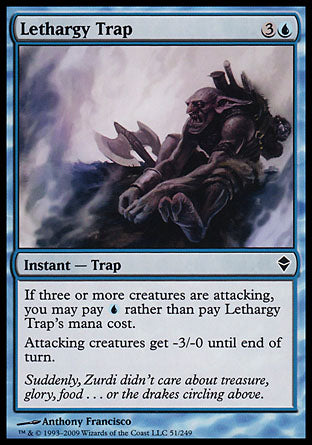 Lethargy Trap (Zendikar) Near Mint Foil