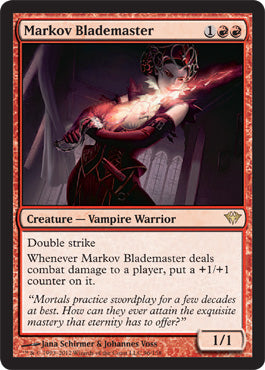 Markov Blademaster (Dark Ascension) Near Mint Foil