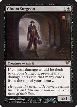 Gloom Surgeon (Avacyn Restored) Light Play