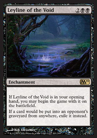 Leyline of the Void (Magic 2011 Core Set) Near Mint Foil