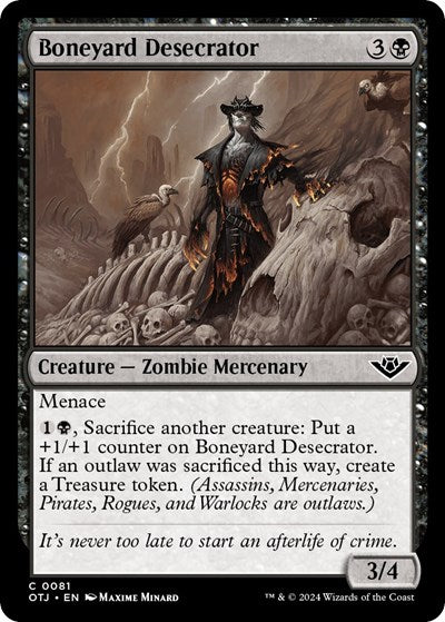Boneyard Desecrator (Outlaws of Thunder Junction) Near Mint