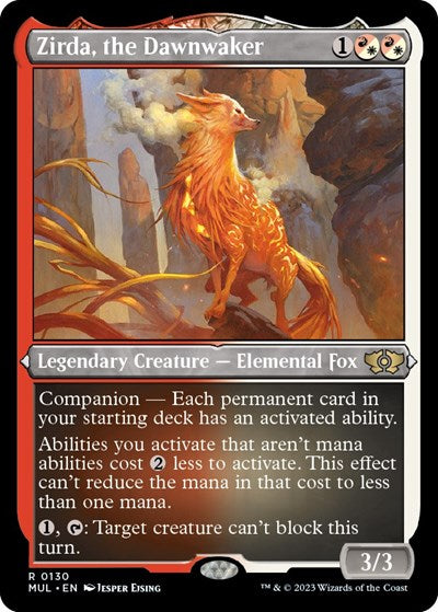 Zirda, the Dawnwaker (Foil Etched) (March of the Machine: Multiverse Legends) Near Mint