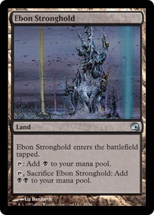 Ebon Stronghold (Premium Deck Series: Graveborn) Near Mint Foil