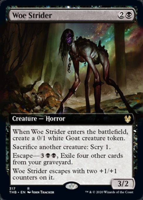 Woe Strider (Extended Art) (Theros Beyond Death) Near Mint