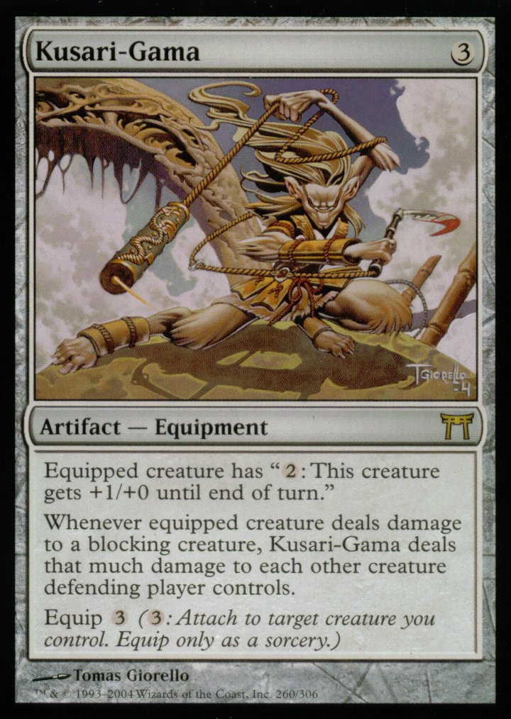 Kusari-Gama (Champions of Kamigawa) Light Play