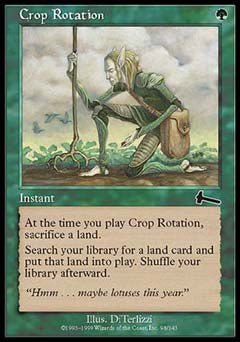 Crop Rotation (Urza's Legacy) Near Mint Foil
