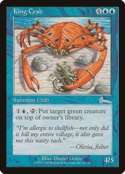 King Crab (Urza's Legacy) Near Mint