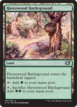 Havenwood Battleground (Commander 2014 Edition) Near Mint
