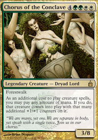 Chorus of the Conclave (Ravnica) Light Play Foil