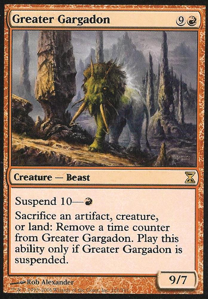 Greater Gargadon (Time Spiral) Light Play