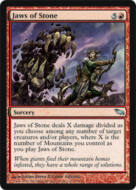 Jaws of Stone (Shadowmoor) Near Mint Foil