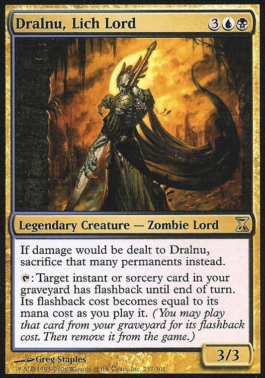 Dralnu, Lich Lord (Time Spiral) Near Mint Japanese