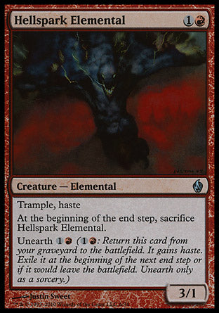 Hellspark Elemental (Premium Deck Series: Fire and Lightning) Near Mint Foil