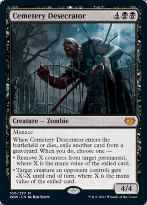 Cemetery Desecrator (Innistrad: Crimson Vow) Near Mint Foil
