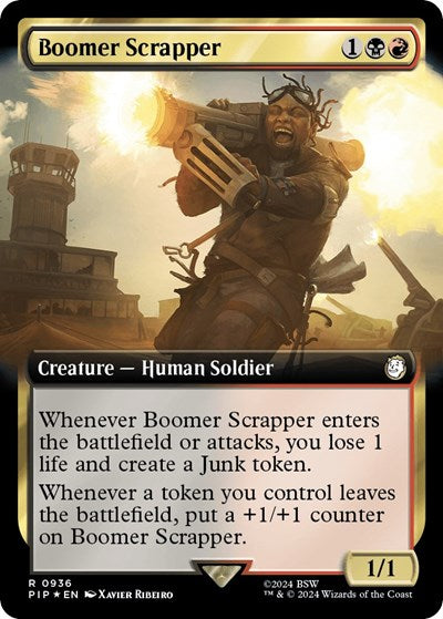 Boomer Scrapper (Extended Art) (Surge Foil) (Universes Beyond: Fallout) Near Mint