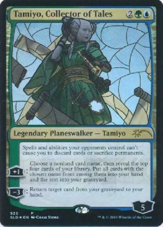 Tamiyo, Collector of Tales Stained Glass (Secret Lair) Near Mint
