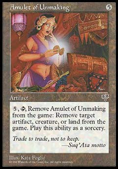 Amulet of Unmaking (Mirage) Near Mint