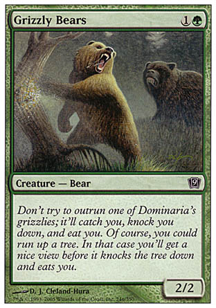 Grizzly Bears (9th Edition) Near Mint Russian