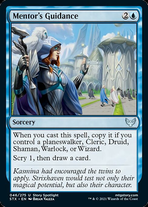 Mentor's Guidance (Strixhaven) Near Mint Foil