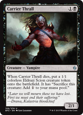 Carrier Thrall (Battle for Zendikar) Near Mint