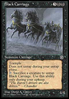 Black Carriage (Homelands) Near Mint