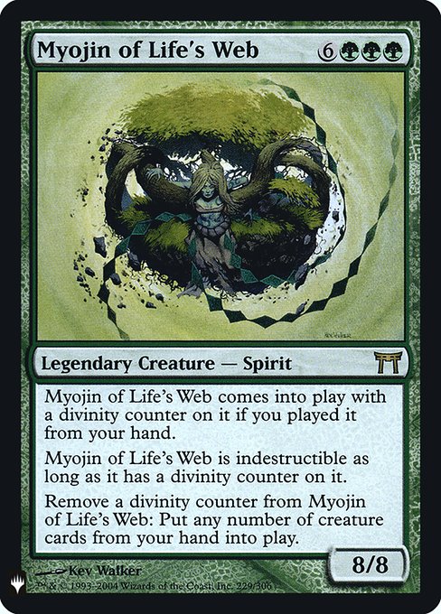 Myojin of Life's Web (Mystery Booster Retail Edition Foils) Near Mint Foil