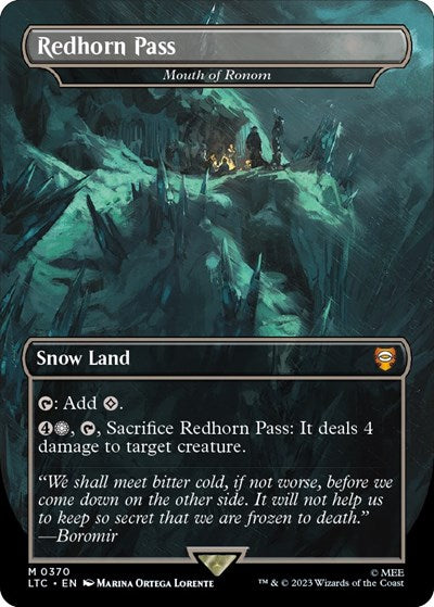 Redhorn Pass - Mouth of Ronom (Commander: The Lord of the Rings: Tales of Middle-earth) Near Mint