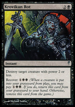 Krovikan Rot (Coldsnap) Near Mint Foil