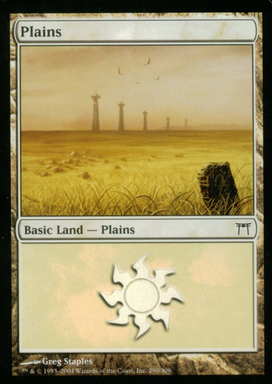Plains (290) (Champions of Kamigawa) Near Mint Foil