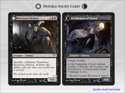 Ravenous Demon (Archdemon of Greed) (Dark Ascension) Near Mint Foil