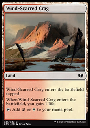 Wind-Scarred Crag (Commander 2015) Near Mint
