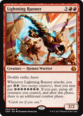 Lightning Runner (Aether Revolt) Near Mint