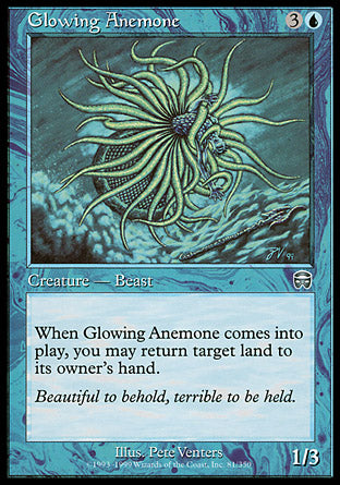 Glowing Anemone (Mercadian Masques) Light Play