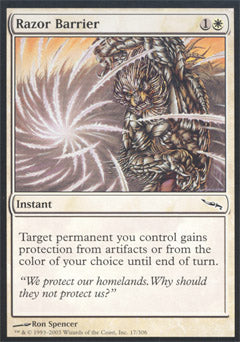 Razor Barrier (Mirrodin) Light Play