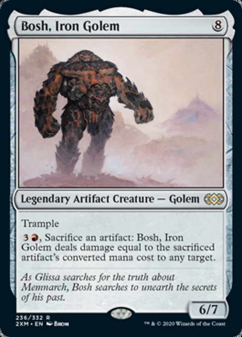 Bosh, Iron Golem (Double Masters) Near Mint Foil