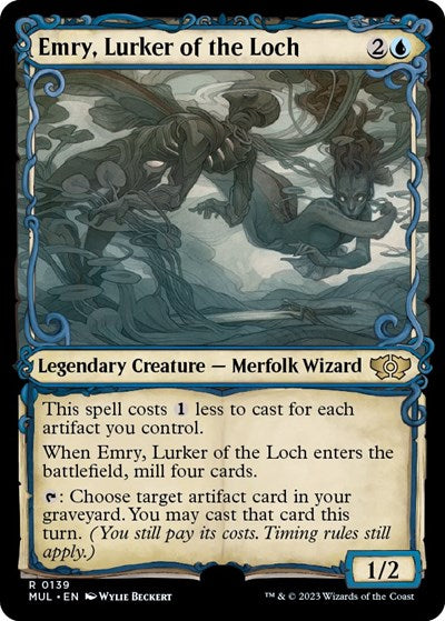 Emry, Lurker of the Loch (Halo Foil) (March of the Machine: Multiverse Legends) Near Mint
