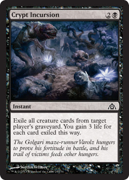Crypt Incursion (Dragon's Maze) Near Mint