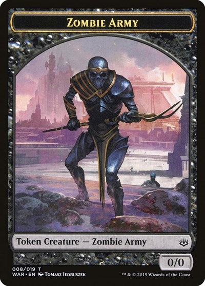 Zombie Army Token (008) (War of the Spark) Near Mint