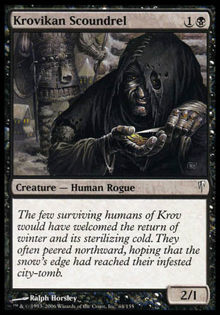 Krovikan Scoundrel (Coldsnap) Near Mint Foil