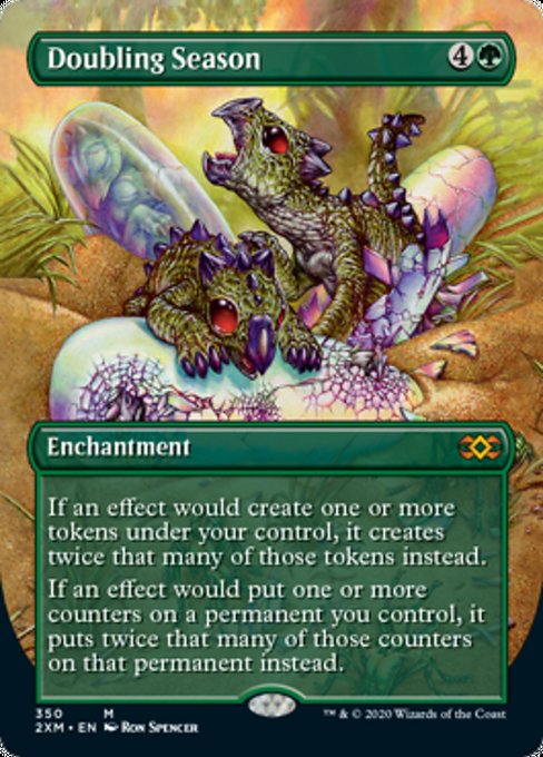 Doubling Season (Borderless) (Double Masters) Near Mint