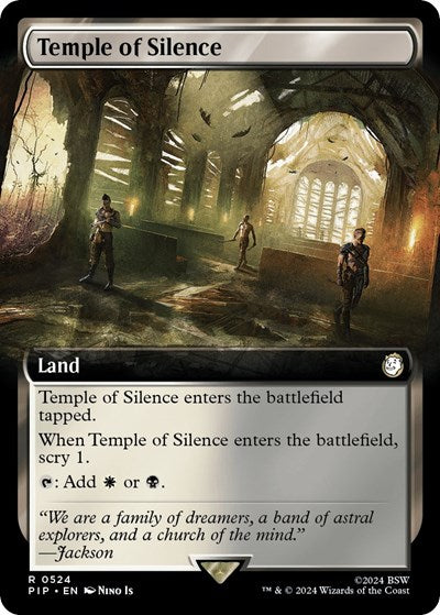 Temple of Silence (Extended Art) (Universes Beyond: Fallout) Near Mint