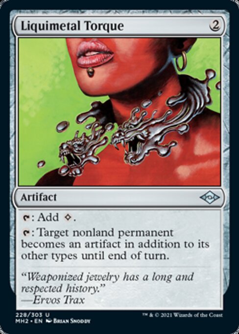 Liquimetal Torque (Modern Horizons 2) Near Mint Foil