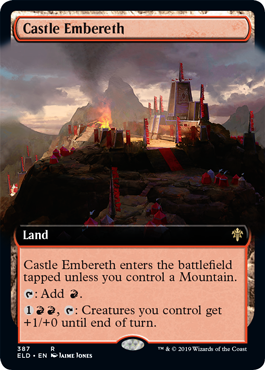 Castle Embereth (Extended Art) (Throne of Eldraine) Near Mint
